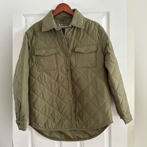 Natural Reflections Green lightweight Quilted Jacket
